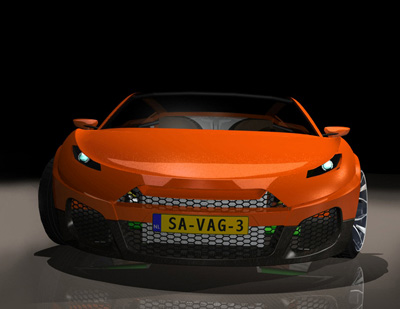 Bewerp Savage Rivale Roadyacht GTS concept car