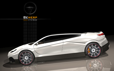 Bewerp Savage Rivale Roadyacht GTS concept car