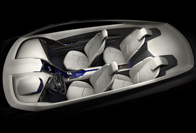 Cadillac Converj Concept interior