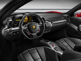 Ferrari 458 Italia interior