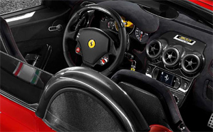 2009 Ferrari Scuderia Spider 16M interior