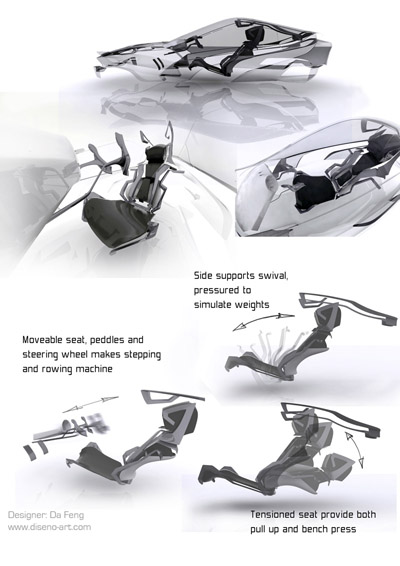 GYM Concept Car by Da Feng