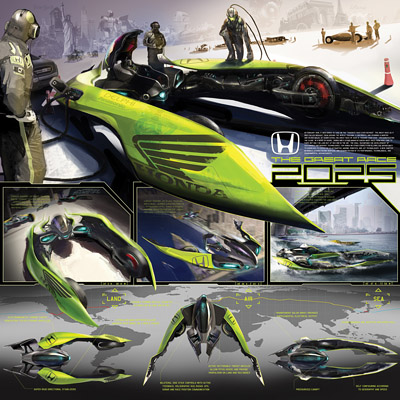 Honda the great race 2025 concept