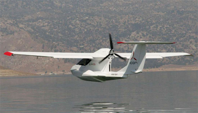 Icon A5 aircraft landing