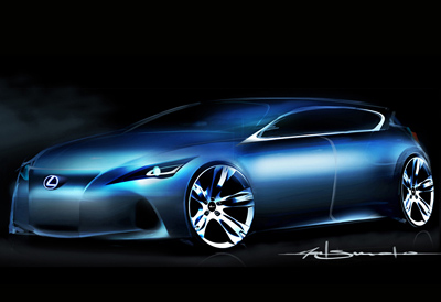 Lexus LF-Ch sketch