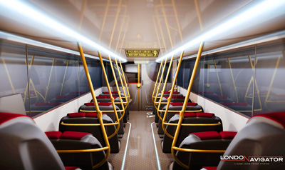 London Navigator Double Decker Bus Concept Cars Diseno Art