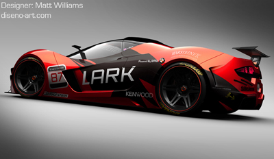 McLaren LM5 Lark Racing Livery