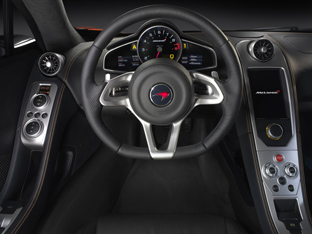 McLaren MP4-12C steering wheel