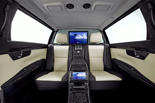 2009 Mercedes-Benz S 600 Pullman Guard Limousine interior