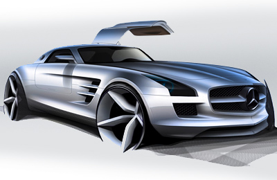 Mercedes-Benz SLS AMG prototype