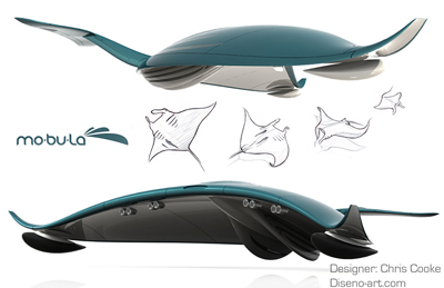 Mobula Ekranoplan concept