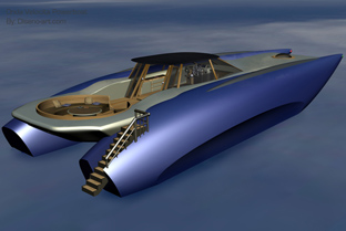 Onda Velocita Power Boat concept