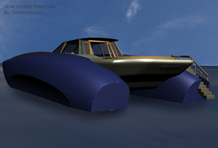 Onda Velocita Power Boat concept