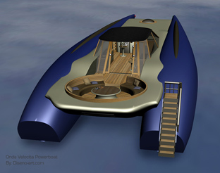 Onda Velocita Power Boat concept