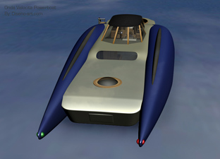 Onda Velocita Power Boat concept