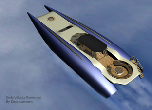 Onda Velocita Power Boat concept