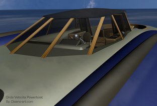 Onda Velocita Power Boat concept