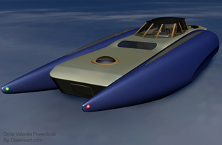 Onda Velocita Power Boat concept