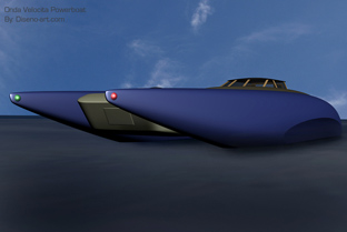 Onda Velocita Power Boat concept