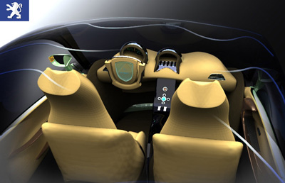 Peugeot Delta concept car interior