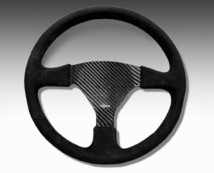 Reverie Rally 330mm Suede covered steering wheel