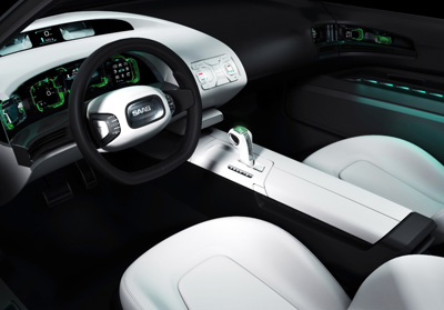 Saab 9X Air concept car interior