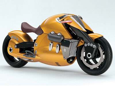 Suzuki on Suzuki Biplane   Concept Motorbikes