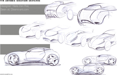 TVR Artemis sketches