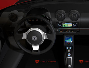 Tesla Roadster Sport interior