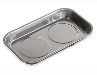 thumbnail image 2 of ATE 9x6 Magnetic Parts Tray – Stainless Steel, Handy Tool For Auto Or Wood Shop 2 of 6