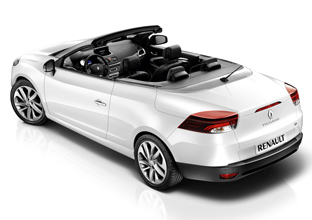 2010 Renault Megane Coupe-Cabriolet top down