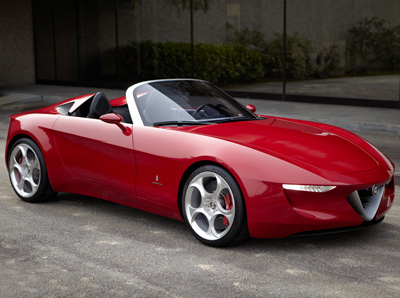 Alfa Romeo 2uettottanta concept car by Pininfarina