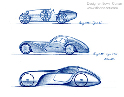 Bugatti Type 57 Evoluzione concept