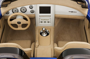 ICONIC Motors AC Roadster interior