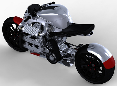 KickBoxer concept motorcycle