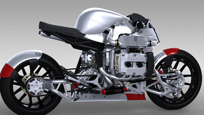 KickBoxer concept motorcycle