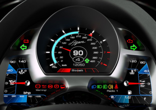 Koenigsegg Agera dashboard