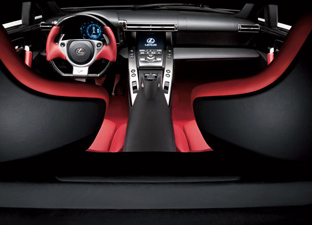 Lexus LFA (production car) interior