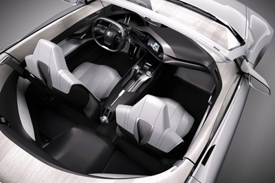Peugeot SR1 concept car interior