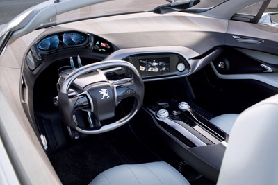 Peugeot SR1 concept car interior