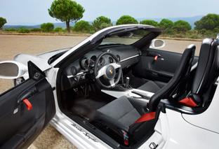 2010 Porsche Boxster Spyder interior