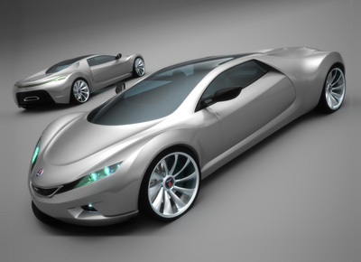 Saab Spyker 9+ Tribute concept car