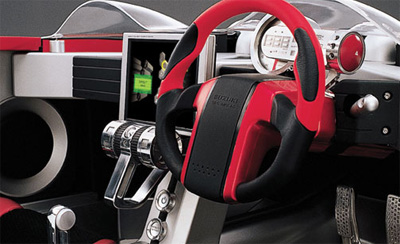 Suzuki GSX-R4 concept steering wheel