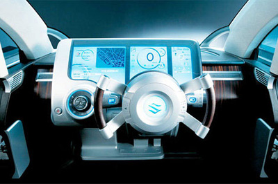 Suzuki Ionis concept car dashboard