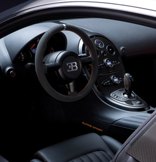 Bugatti Veyron Super Sport interior