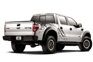 2011 Ford F150 SVT Raptor SuperCrew rear view