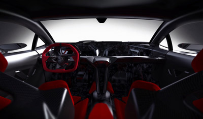 Lamborghini Sesto Elemento interior