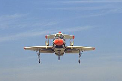 Ryan XV-5 Vertifan hovering