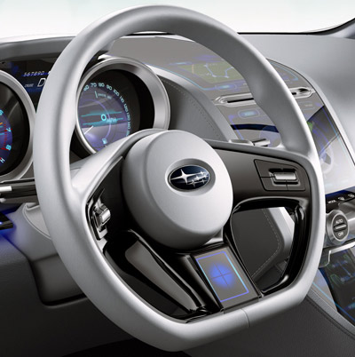 Subaru Impreza Design Concept steering wheel