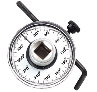 Angular tightening gauge